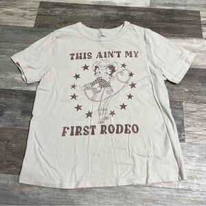 Old Navy Betty Boop “this ain’t my first rodeo” baby tee